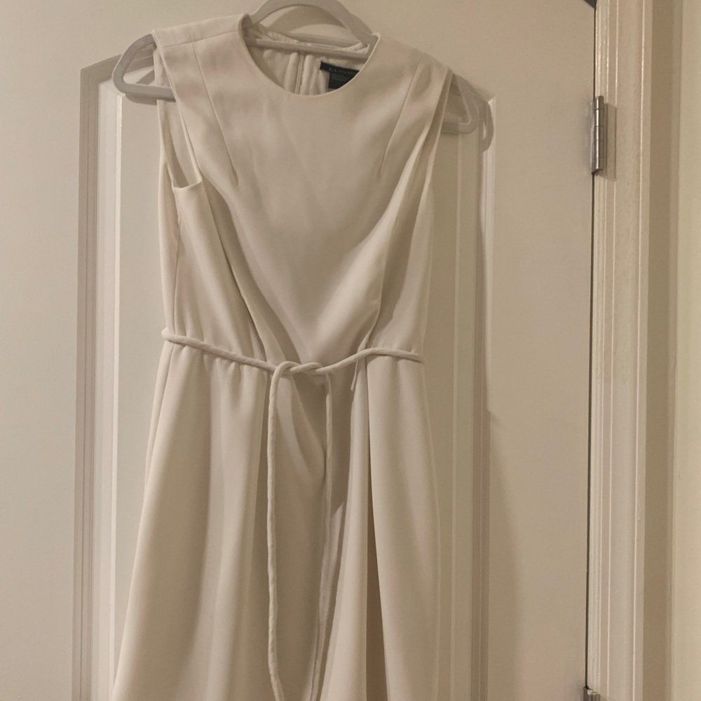 Armani Exchange winter white dress
